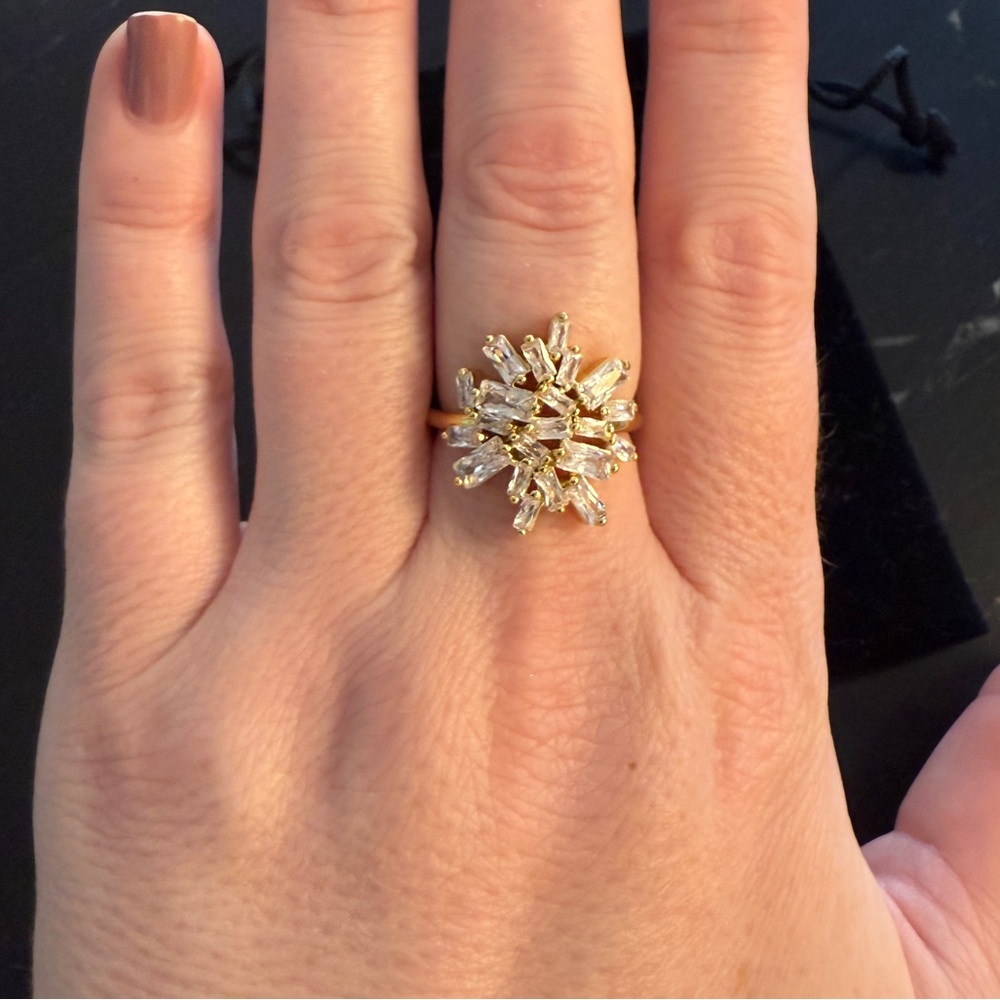 Gorjana Amara Cluster Ring Sz 7